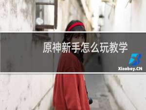 原神新手怎么玩教学