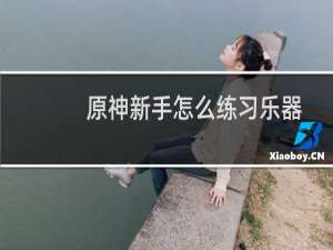 原神新手怎么练习乐器