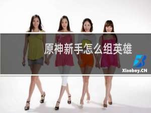 原神新手怎么组英雄