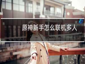 原神新手怎么联机多人