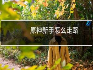 原神新手怎么走路