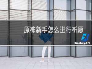 原神新手怎么进行祈愿