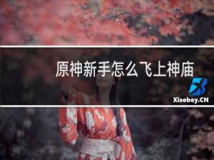 原神新手怎么飞上神庙
