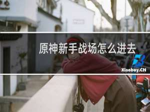 原神新手战场怎么进去