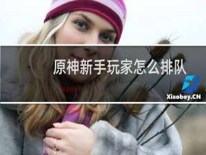 原神新手玩家怎么排队