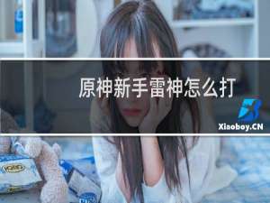 原神新手雷神怎么打