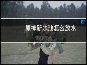 原神新水池怎么放水