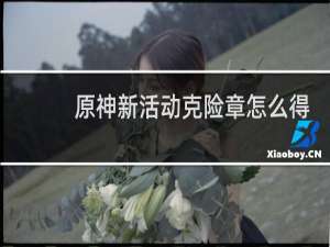 原神新活动克险章怎么得