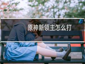 原神新领主怎么打