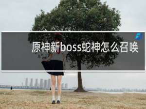 原神新boss蛇神怎么召唤