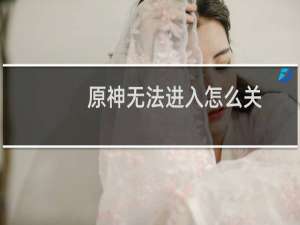 原神无法进入怎么关