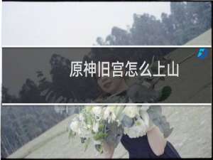 原神旧宫怎么上山