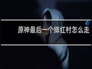 原神最后一个绯红村怎么走