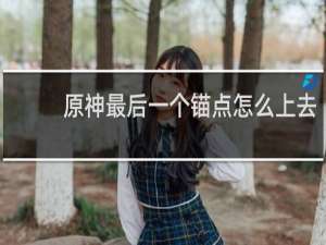 原神最后一个锚点怎么上去