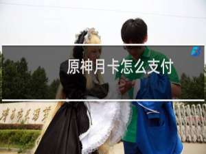 原神月卡怎么支付