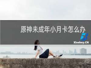 原神未成年小月卡怎么办