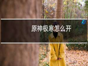 原神极寒怎么开