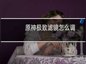 原神极致滤镜怎么调