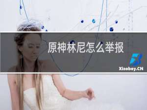 原神林尼怎么举报