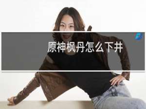 原神枫丹怎么下井