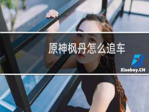 原神枫丹怎么追车
