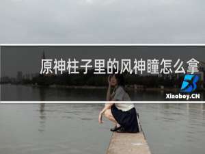 原神柱子里的风神瞳怎么拿