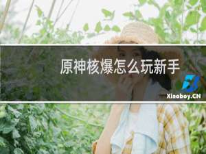 原神核爆怎么玩新手