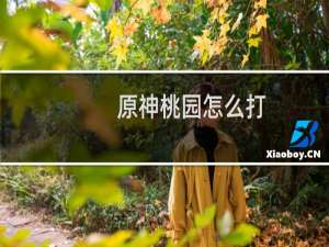 原神桃园怎么打