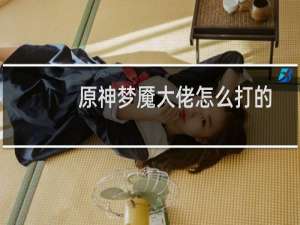 原神梦魇大佬怎么打的