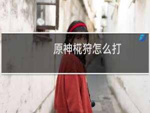 原神椛狩怎么打