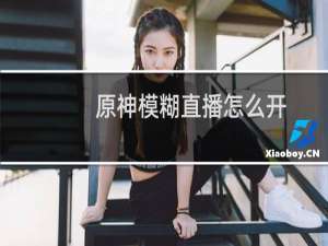 原神模糊直播怎么开