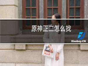 原神正二怎么找
