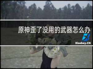 原神歪了没用的武器怎么办