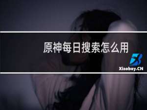 原神每日搜索怎么用