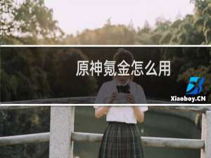 原神氪金怎么用