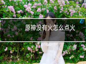 原神没有火怎么点火