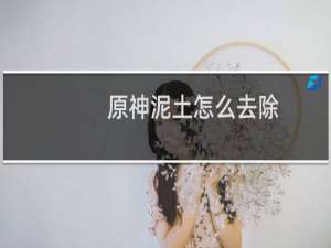 原神泥土怎么去除