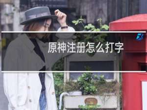 原神注册怎么打字