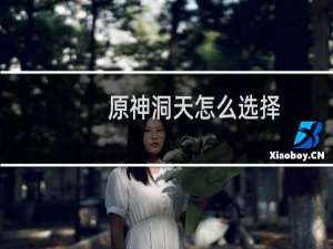 原神洞天怎么选择