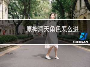 原神洞天角色怎么进