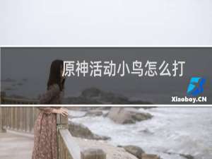 原神活动小鸟怎么打