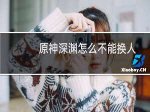 原神深渊怎么不能换人