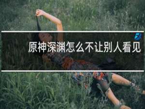 原神深渊怎么不让别人看见
