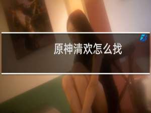 原神清欢怎么找