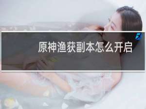 原神渔获副本怎么开启