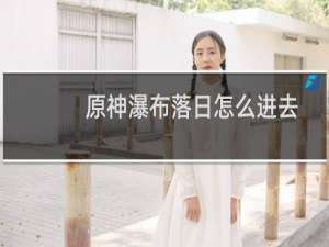 原神瀑布落日怎么进去