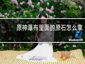 原神瀑布里面的原石怎么拿