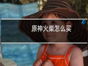 原神火柴怎么买