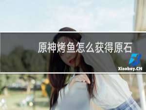 原神烤鱼怎么获得原石