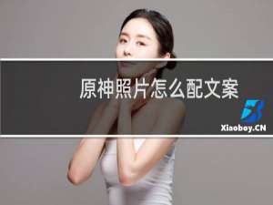 原神照片怎么配文案